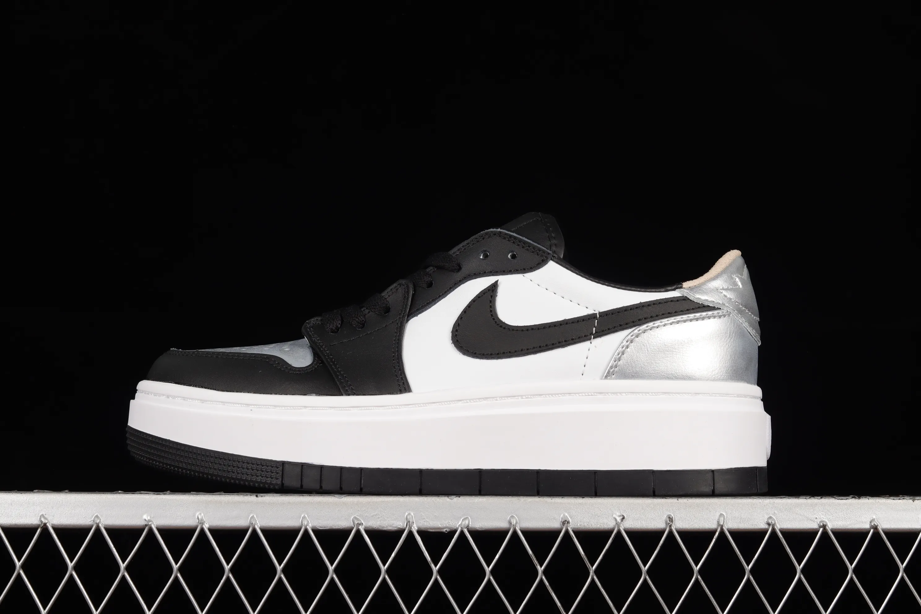 All categories Air Jordan Jordan series basketball shoes Air Jordan 1 Low Air Jordan 1 Elevate Low SE "Wolf Grey" Little AJ thick-soled retro basketball shoes DQ8561-001